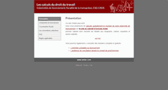 Desktop Screenshot of licenciement.fr